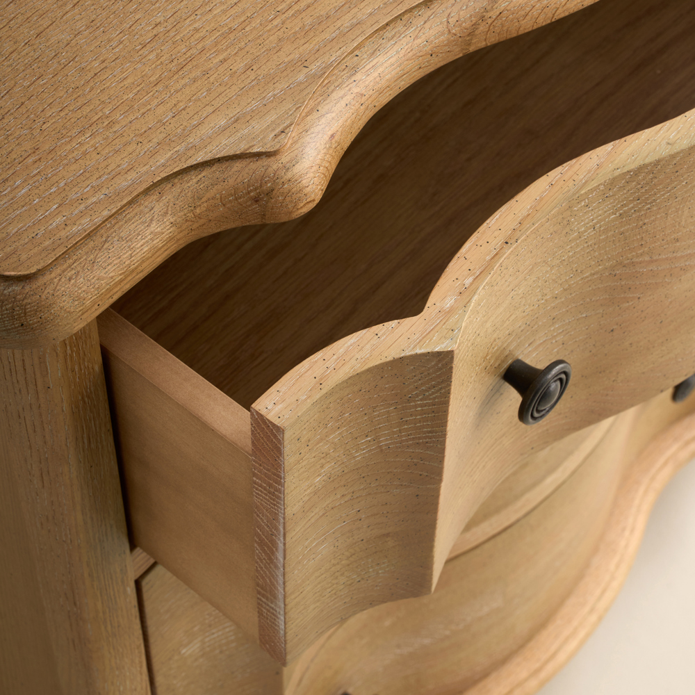 Aureum 3 Drawer Chest, Weathered Oak